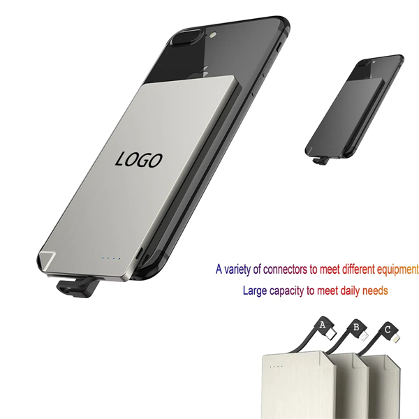 Slim 4500 Mah Power Bank Charger - Slim 4500 Mah Power Bank Charger - Image 0 of 4