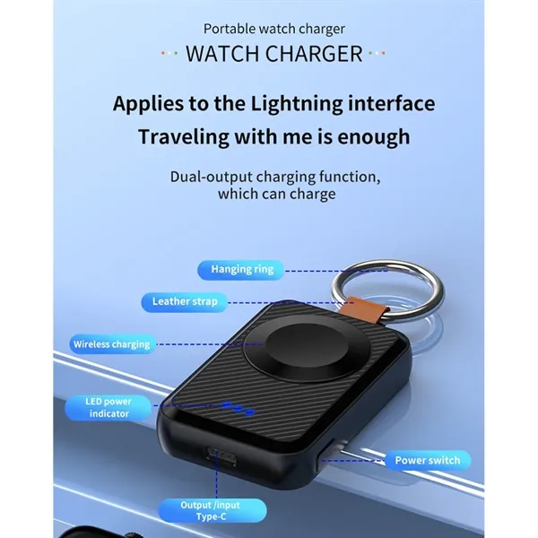 2000Mah Portable Watch Power Bank Charger - 2000Mah Portable Watch Power Bank Charger - Image 2 of 5