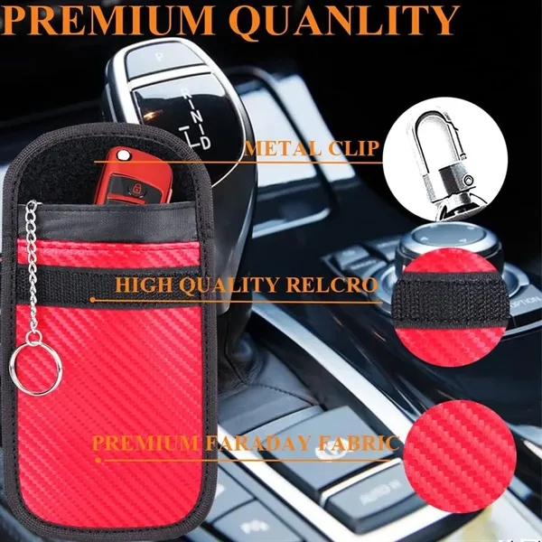 Carbon Fiber Car Key Signal Blocker Case - Carbon Fiber Car Key Signal Blocker Case - Image 3 of 6