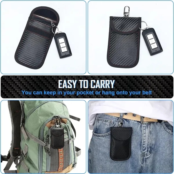 Carbon Fiber Car Key Signal Blocker Case - Carbon Fiber Car Key Signal Blocker Case - Image 4 of 6