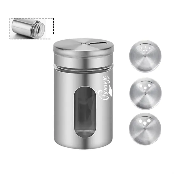 Stainless Steel Salt And Spice Jars - Stainless Steel Salt And Spice Jars - Image 0 of 4