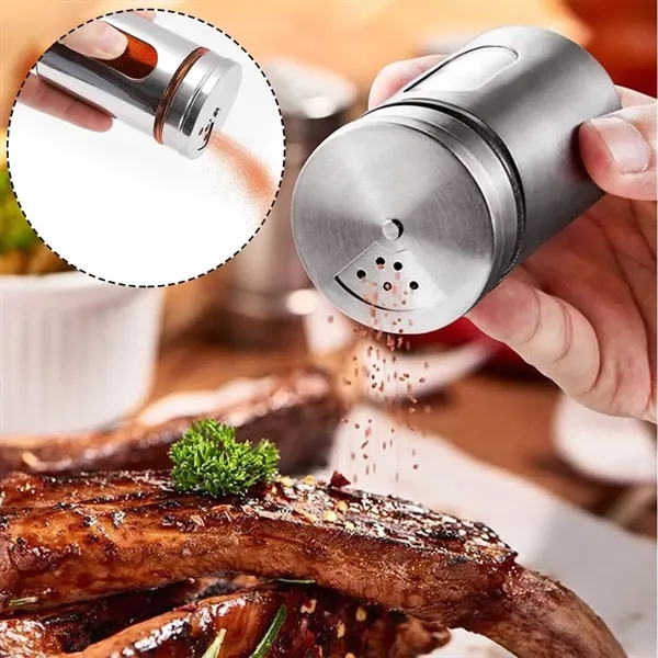 Stainless Steel Salt And Spice Jars - Stainless Steel Salt And Spice Jars - Image 4 of 4