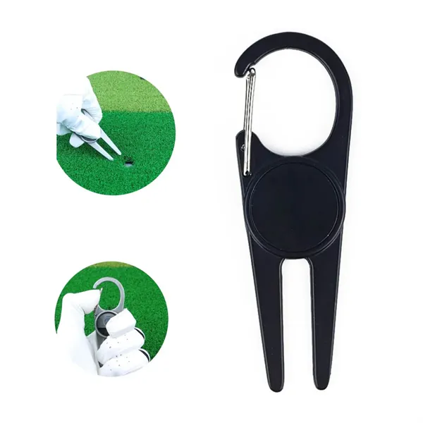 Golf Fork Pendant Lock Supplies Turf Repair Tool - Golf Fork Pendant Lock Supplies Turf Repair Tool - Image 0 of 3