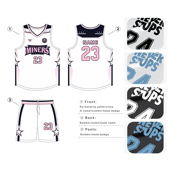 Quickdry Customfit Poly-Fiber Basketball Kits - Quickdry Customfit Poly-Fiber Basketball Kits - Image 1 of 1