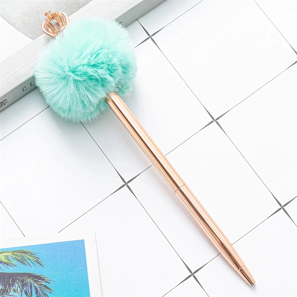 Pompom Crown Ballpoint Pen - Pompom Crown Ballpoint Pen - Image 12 of 15