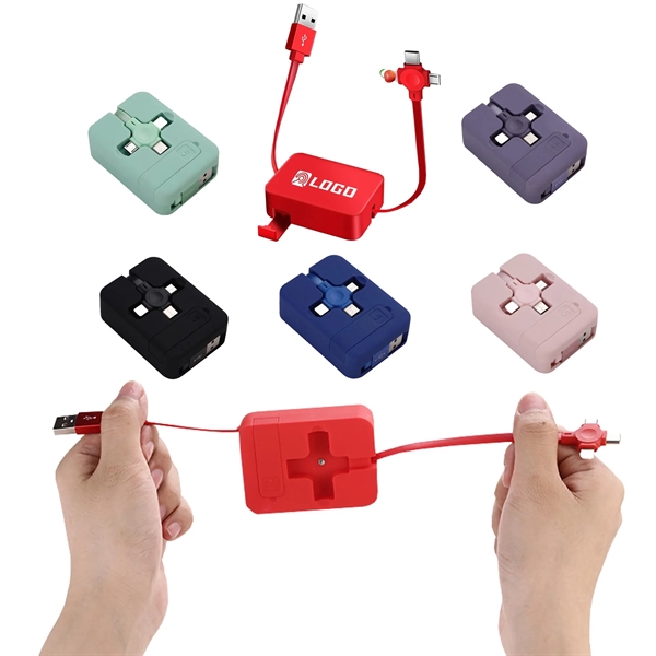 3 In 1 Multi Usb Fast Charging Cable - 3 In 1 Multi Usb Fast Charging Cable - Image 0 of 1