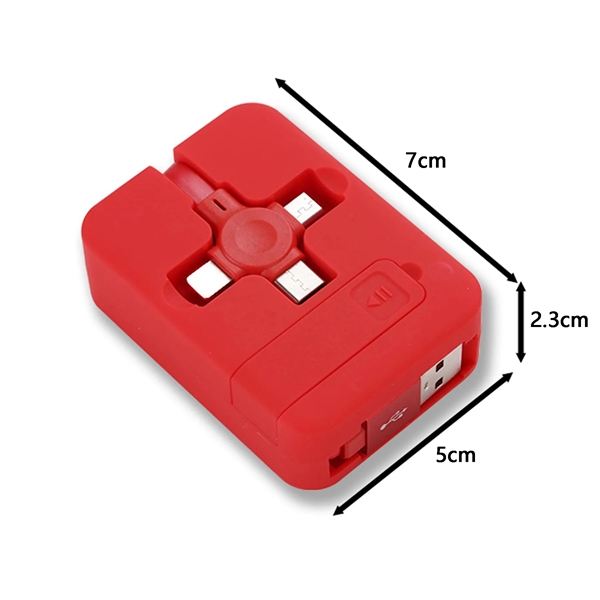 3 In 1 Multi Usb Fast Charging Cable - 3 In 1 Multi Usb Fast Charging Cable - Image 1 of 1
