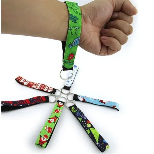 Full Color Wristband Key Chain Lanyard - Full Color Wristband Key Chain Lanyard - Image 3 of 3