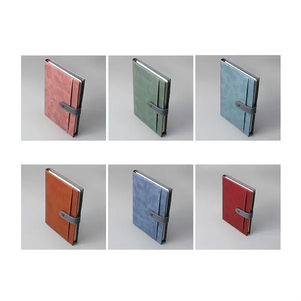 Business Travel Pocket with Magnetic Buckle Notebook - Business Travel Pocket with Magnetic Buckle Notebook - Image 3 of 3