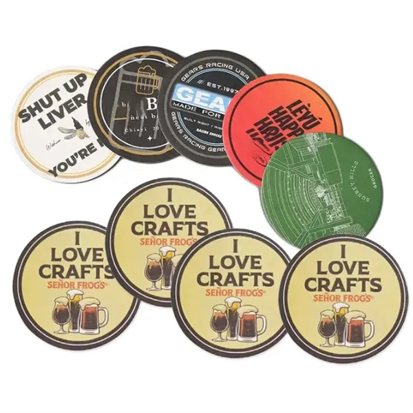 ECO Friendly Thickened Paper Coaster - ECO Friendly Thickened Paper Coaster - Image 0 of 3