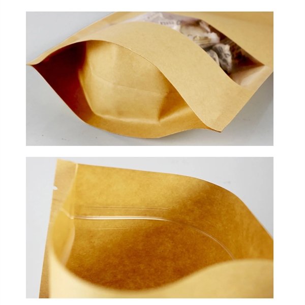 Kraft Paper Bags With Window - Kraft Paper Bags With Window - Image 1 of 1