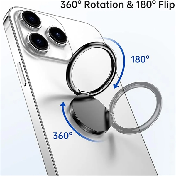Adjustable Round Cellphone Ring Holder Stand - Adjustable Round Cellphone Ring Holder Stand - Image 3 of 4