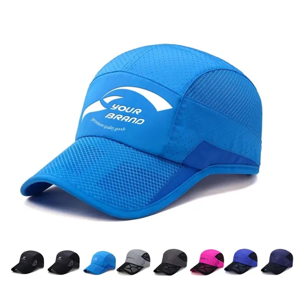 Sun Protection Breathable Fast Dry Unisex Sports Cap - Sun Protection Breathable Fast Dry Unisex Sports Cap - Image 0 of 3