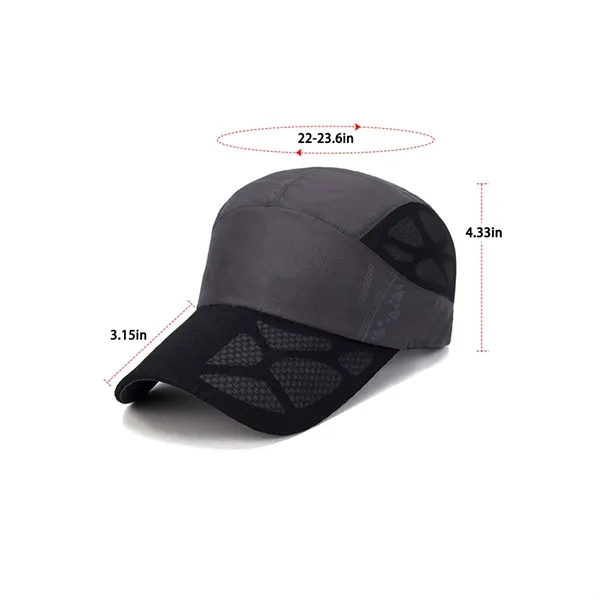 Sun Protection Breathable Fast Dry Unisex Sports Cap - Sun Protection Breathable Fast Dry Unisex Sports Cap - Image 1 of 3