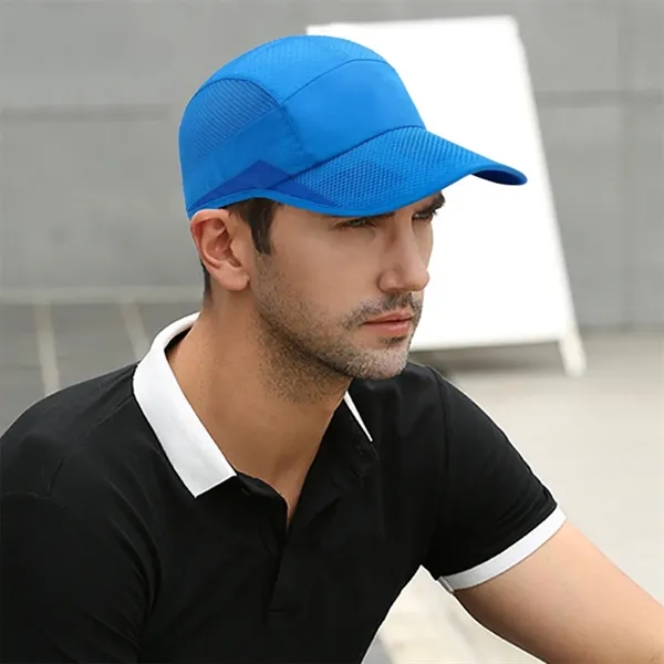 Sun Protection Breathable Fast Dry Unisex Sports Cap - Sun Protection Breathable Fast Dry Unisex Sports Cap - Image 3 of 3