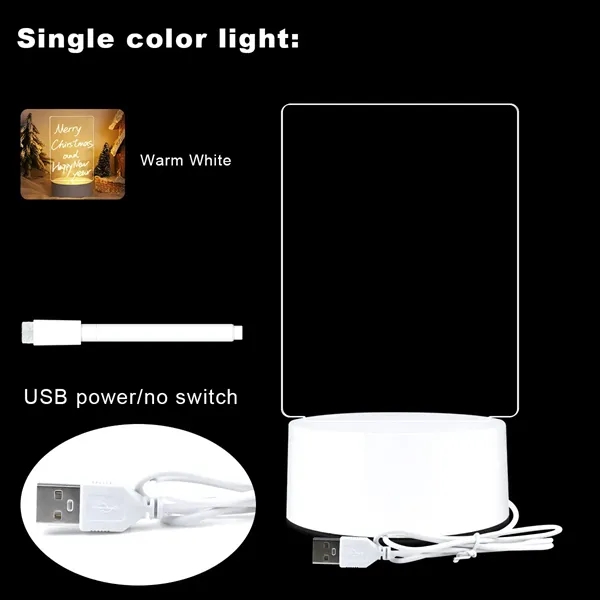Acrylic Dry Erase Board Lamp Gift - Acrylic Dry Erase Board Lamp Gift - Image 3 of 4