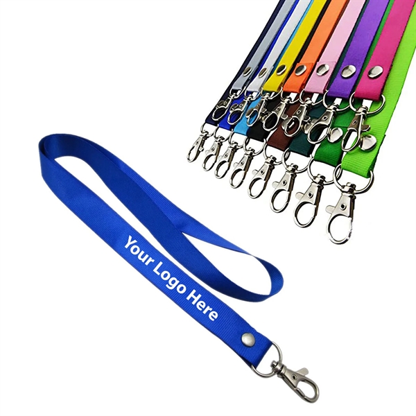 Polyester Lanyards With Lobster Clasp - Polyester Lanyards With Lobster Clasp - Image 0 of 3