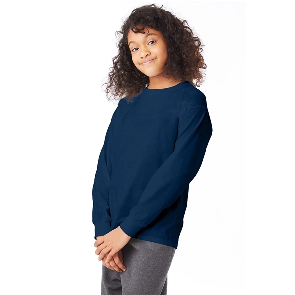 Hanes Youth Authentic-T Long-Sleeve T-Shirt - Hanes Youth Authentic-T Long-Sleeve T-Shirt - Image 44 of 46