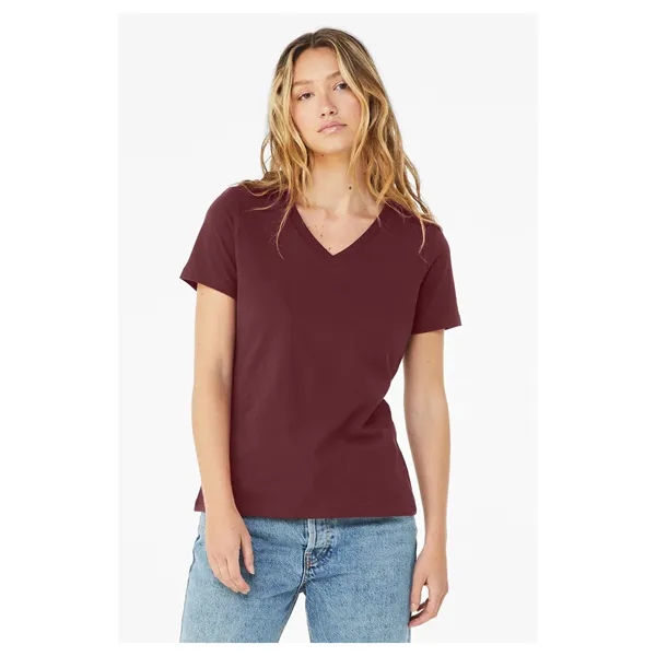 Bella + Canvas Ladies' Relaxed Jersey V-Neck T-Shirt - Bella + Canvas Ladies' Relaxed Jersey V-Neck T-Shirt - Image 158 of 220