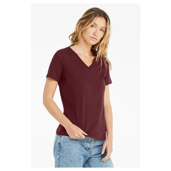 Bella + Canvas Ladies' Relaxed Jersey V-Neck T-Shirt - Bella + Canvas Ladies' Relaxed Jersey V-Neck T-Shirt - Image 190 of 218