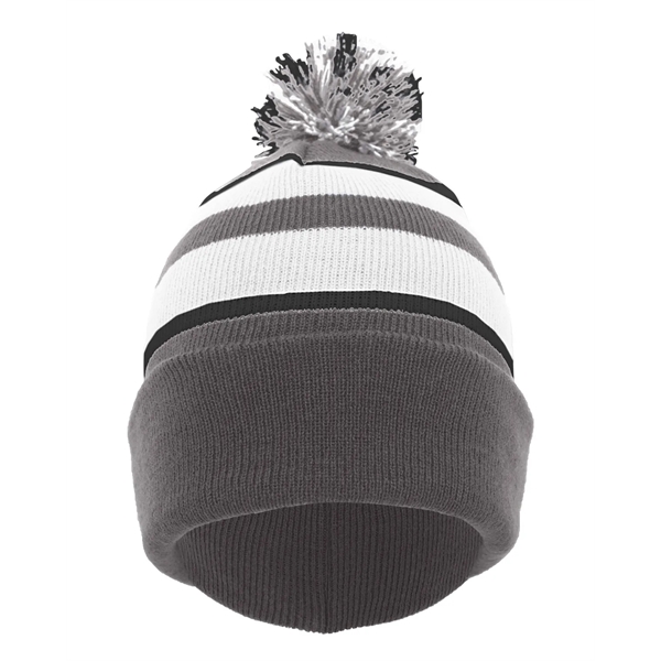 Pacific Headwear Knit Fold-Over Pom-Pom Beanie - Pacific Headwear Knit Fold-Over Pom-Pom Beanie - Image 3 of 130