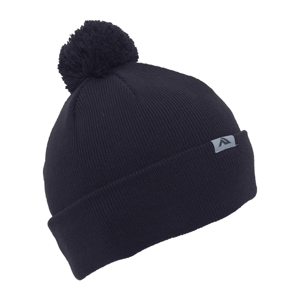 Pacific Headwear Knit Fold-Over Pom-Pom Beanie - Pacific Headwear Knit Fold-Over Pom-Pom Beanie - Image 76 of 130