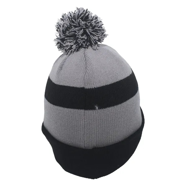 Pacific Headwear Knit Fold-Over Pom-Pom Beanie - Pacific Headwear Knit Fold-Over Pom-Pom Beanie - Image 89 of 130