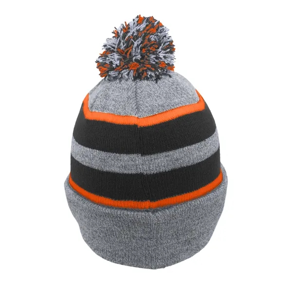 Pacific Headwear Knit Fold-Over Pom-Pom Beanie - Pacific Headwear Knit Fold-Over Pom-Pom Beanie - Image 93 of 130