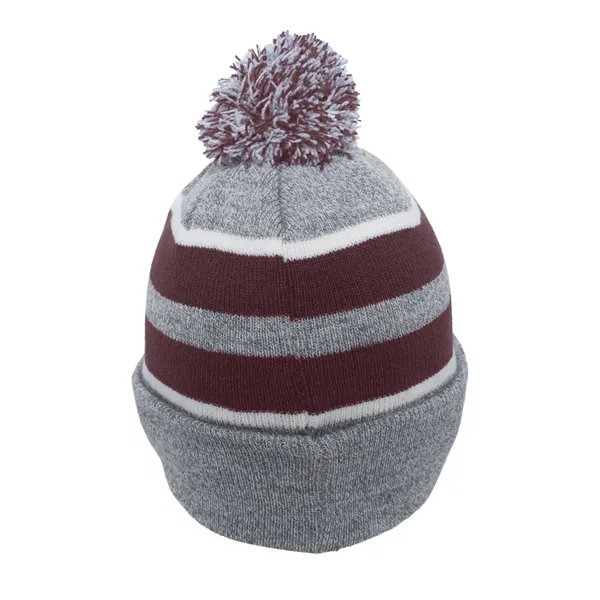 Pacific Headwear Knit Fold-Over Pom-Pom Beanie - Pacific Headwear Knit Fold-Over Pom-Pom Beanie - Image 103 of 130