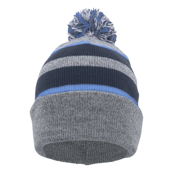 Pacific Headwear Knit Fold-Over Pom-Pom Beanie - Pacific Headwear Knit Fold-Over Pom-Pom Beanie - Image 21 of 130