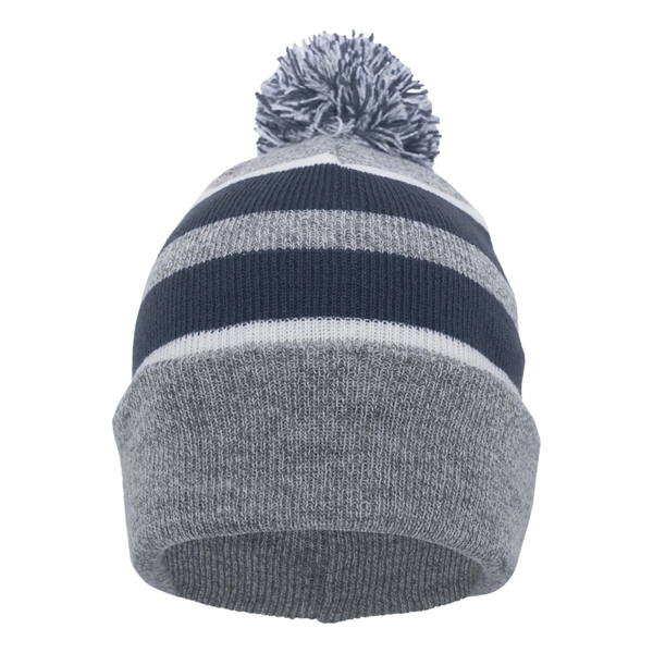 Pacific Headwear Knit Fold-Over Pom-Pom Beanie - Pacific Headwear Knit Fold-Over Pom-Pom Beanie - Image 23 of 130