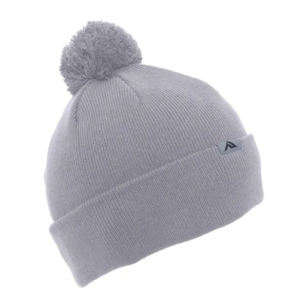 Pacific Headwear Knit Fold-Over Pom-Pom Beanie - Pacific Headwear Knit Fold-Over Pom-Pom Beanie - Image 128 of 130