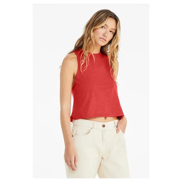 Bella + Canvas Ladies' Racerback Cropped Tank - Bella + Canvas Ladies' Racerback Cropped Tank - Image 84 of 116