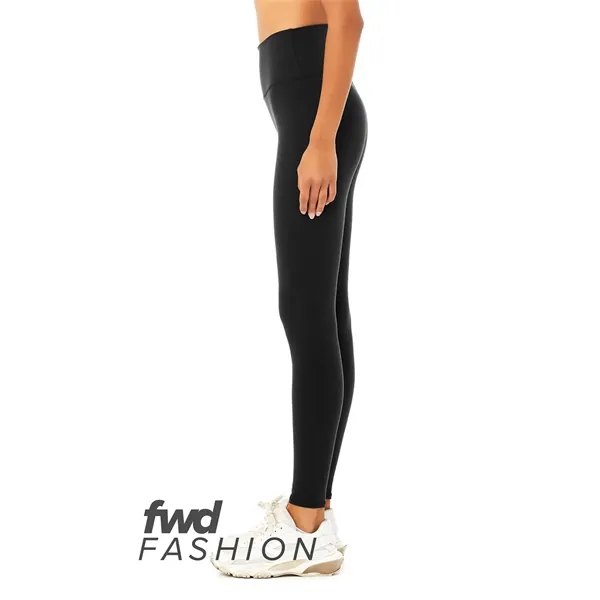 Bella + Canvas FWD Fashion Ladies' High Waist Fitness Leg... - Bella + Canvas FWD Fashion Ladies' High Waist Fitness Leg... - Image 3 of 4