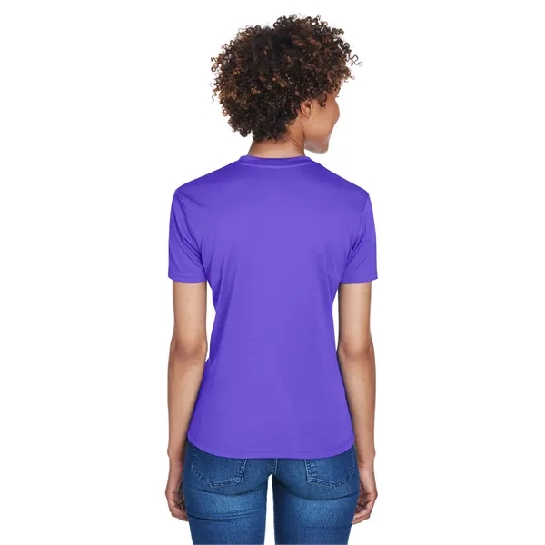 UltraClub Ladies' Cool & Dry Sport V-Neck T-Shirt - UltraClub Ladies' Cool & Dry Sport V-Neck T-Shirt - Image 12 of 19