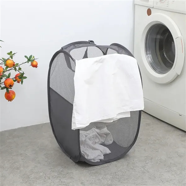 Handy Laundry Collapsible Mesh Hampe - Handy Laundry Collapsible Mesh Hampe - Image 1 of 5