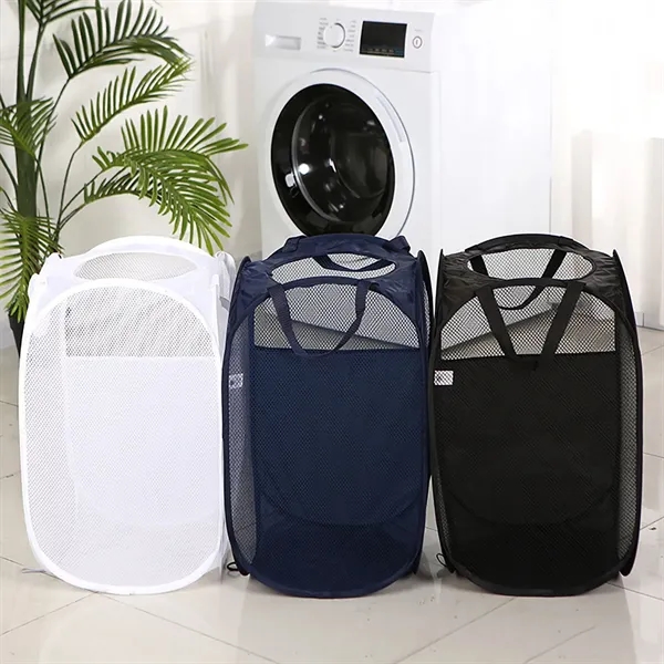 Handy Laundry Collapsible Mesh Hampe - Handy Laundry Collapsible Mesh Hampe - Image 2 of 5