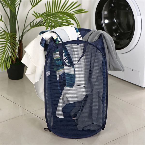 Handy Laundry Collapsible Mesh Hampe - Handy Laundry Collapsible Mesh Hampe - Image 3 of 5
