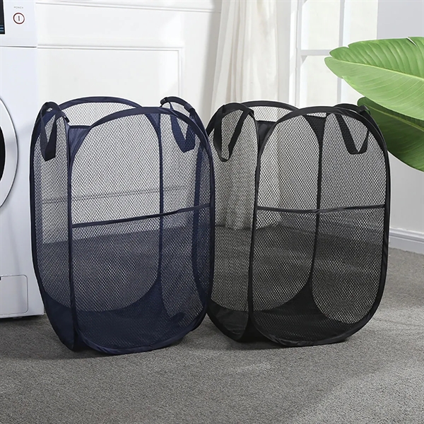 Handy Laundry Collapsible Mesh Hampe - Handy Laundry Collapsible Mesh Hampe - Image 4 of 5