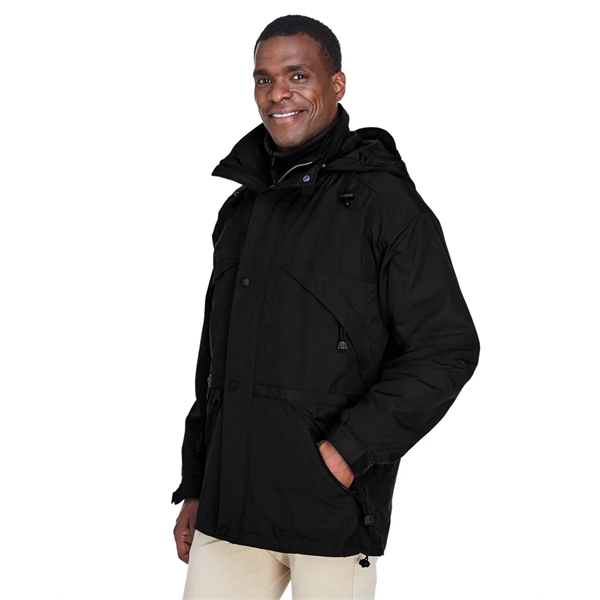 North End Adult 3-in-1 Parka with Dobby Trim - North End Adult 3-in-1 Parka with Dobby Trim - Image 14 of 19