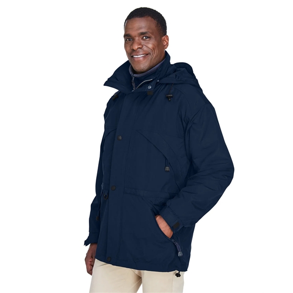 North End Adult 3-in-1 Parka with Dobby Trim - North End Adult 3-in-1 Parka with Dobby Trim - Image 17 of 19