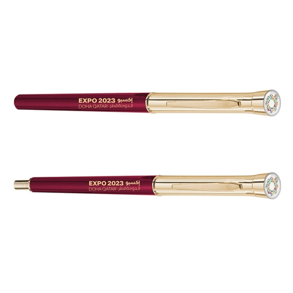 Monogram Collection - USA Logo Dome Pen & Pencil Set - Monogram Collection - USA Logo Dome Pen & Pencil Set - Image 2 of 4
