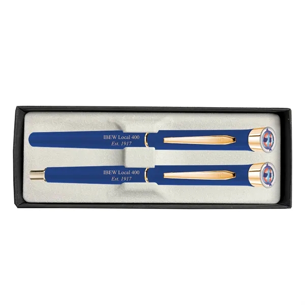 Color Collection - USA Logo Dome Pen & Pencil Set - Color Collection - USA Logo Dome Pen & Pencil Set - Image 0 of 7