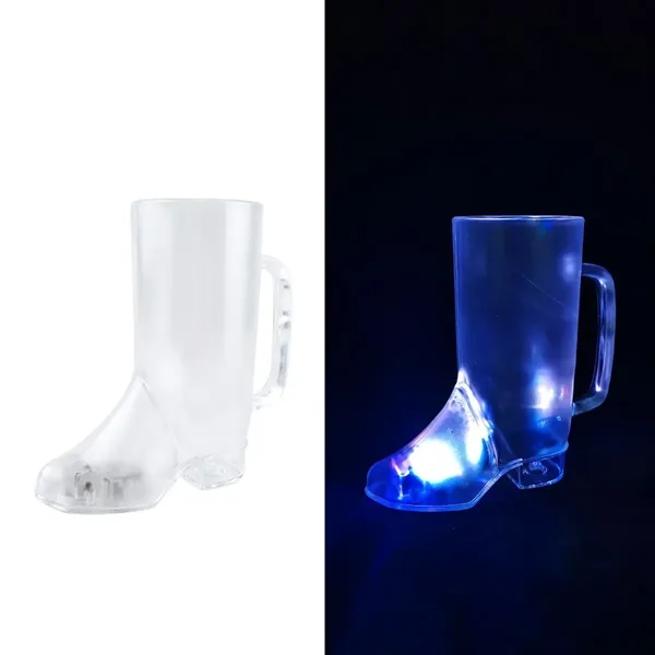 16 Oz Flashing Bar Boot Glass 8 Mode Led Light-Up Beer Mug - 16 Oz Flashing Bar Boot Glass 8 Mode Led Light-Up Beer Mug - Image 5 of 5