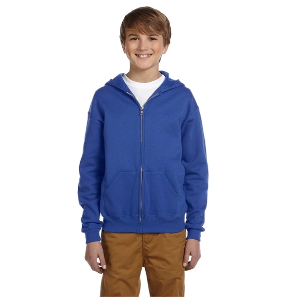 Jerzees Youth NuBlend® Fleece Full-Zip Hooded Sweatshirt - Jerzees Youth NuBlend® Fleece Full-Zip Hooded Sweatshirt - Image 36 of 44