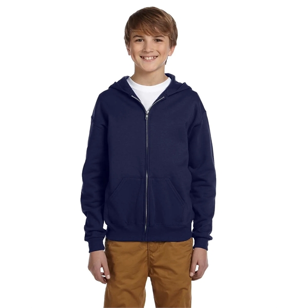 Jerzees Youth NuBlend® Fleece Full-Zip Hooded Sweatshirt - Jerzees Youth NuBlend® Fleece Full-Zip Hooded Sweatshirt - Image 39 of 44