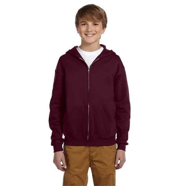 Jerzees Youth NuBlend® Fleece Full-Zip Hooded Sweatshirt - Jerzees Youth NuBlend® Fleece Full-Zip Hooded Sweatshirt - Image 41 of 44
