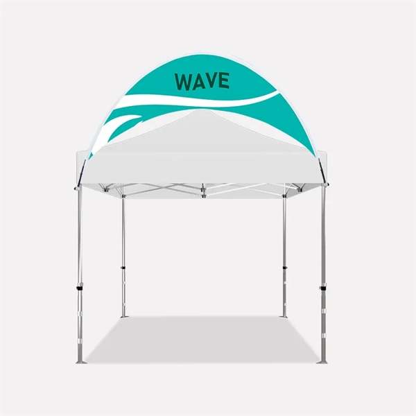 10x10ft Hex Aluminum Frame Tent w/Canopy - 10x10ft Hex Aluminum Frame Tent w/Canopy - Image 1 of 8