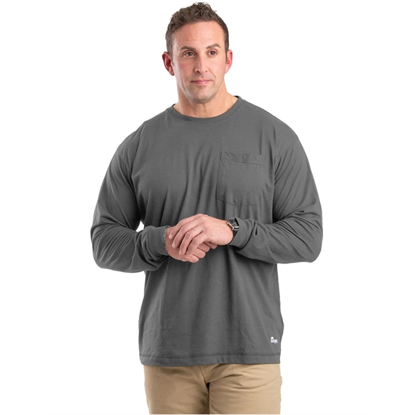 Berne Unisex Performance Long-Sleeve Pocket T-Shirt - Berne Unisex Performance Long-Sleeve Pocket T-Shirt - Image 0 of 13