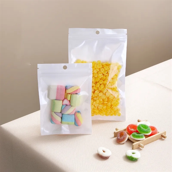 Colorful Resealable Storage Ziplock Bag with Front Clear - Colorful Resealable Storage Ziplock Bag with Front Clear - Image 1 of 8